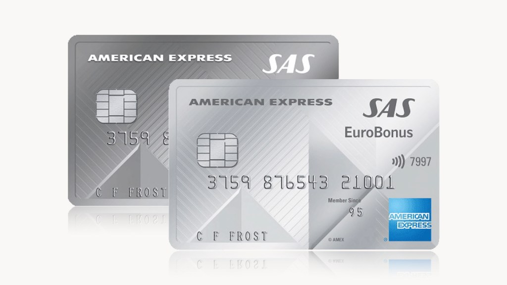 American Express SAS Eurobonus-Kreditkortet om du vill resa mycket och billigt